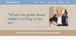 Desktop Screenshot of janeheller.com