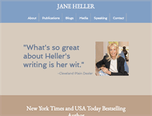 Tablet Screenshot of janeheller.com